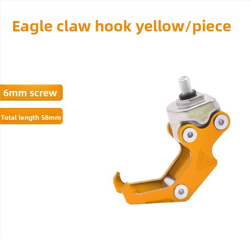 

Motorcycle modification accessory footrest, universal aluminum alloy eagle claw front storage hook, helmet luggage hook