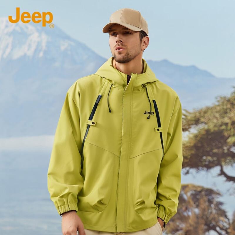 

JEEP Men s Casual Windbreaker Jacket L