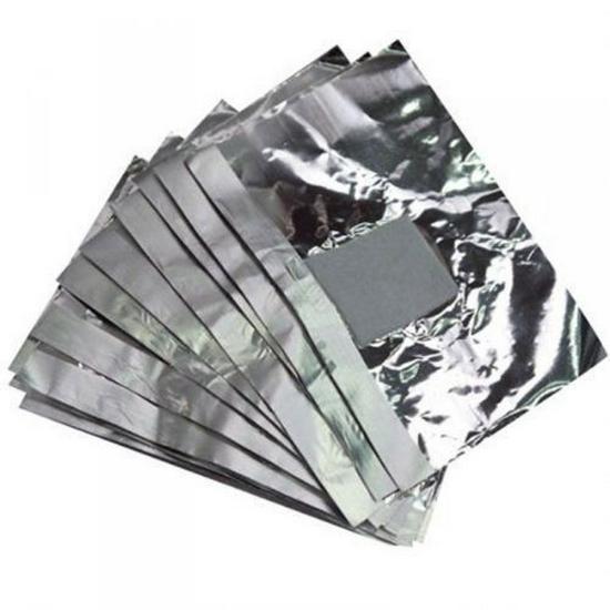 Nail Polish Remover Foils with Cotton Pads - 100 Sheets