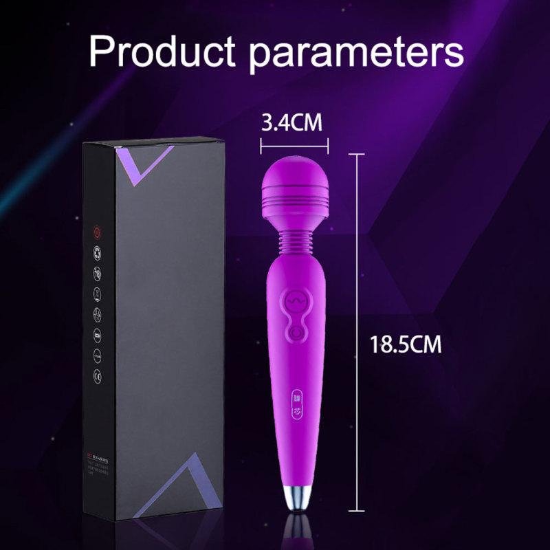 Wasserdichter G-Punkt Dildo Vibrator für weibliche Vagina Klitoris Analstimulator