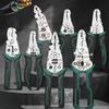 High-carbon Steel Wire Stripping Pliers Non-Slip Multifunctional Electrician Crimpe Pliers Hand Tools Comfortable Pincers