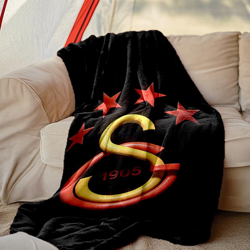 [Galatasaray SK Blanket] Soft Throw Blanket for Bed Sofa, Holiday Gift Blanket for Women Men Family Friend