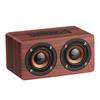Retro Wooden Bluetooth Speaker Computer Speaker Bar Stereo Sound Subwoofer  box For Macbook Laptop Notebook PC TF Card Music Player Wired Loudspeaker