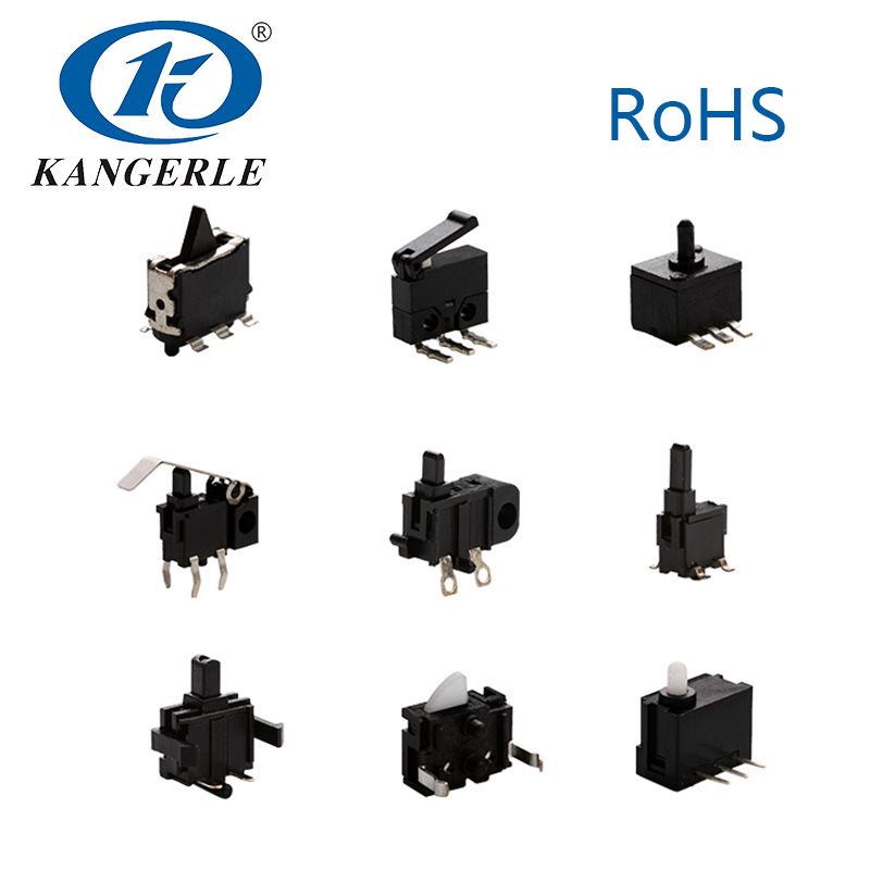 Countersunk High-Life Detection Air Conditioner Remote Mini Limit Switch with Black Button