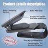 Veharvim One-Handed-Operation Sunglasses Holder For Car, Visor Sunglass Holder Clip, Car Accessories Interior, Universal Fit Silicone Padded Visor