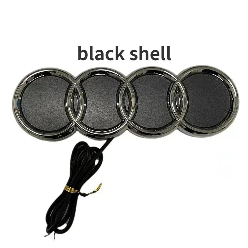 zbts2 Front Grill Light For A3 A4 A5 A6 A7 A8 S3 S4 S5 S6 S7 Q3 Q5 Q7 4D Sticker LED Lamp Car Front Logo Light zbts2 Accessories