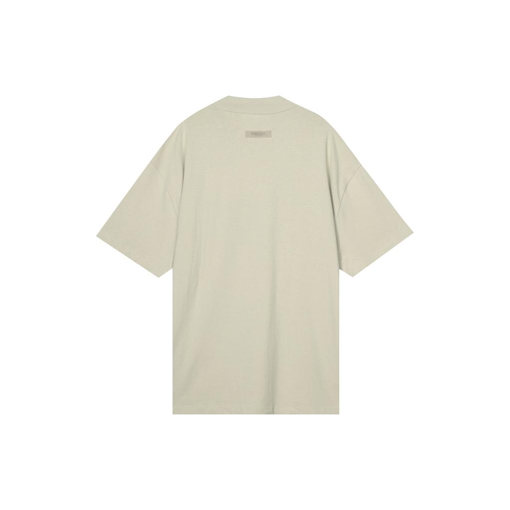 Fear of God Essentials Short Sleeve T-Shirt With Chest Logo Men Tops Wheat FOG-SS22-127
