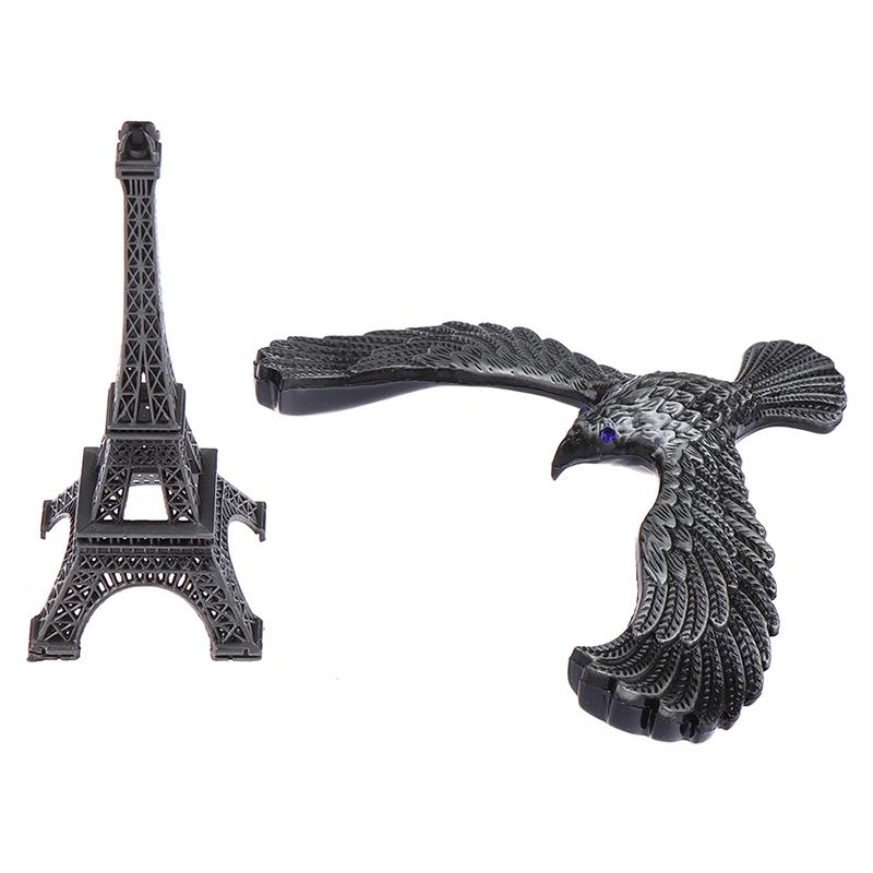 Alloy Tower Model Balance Eagle Bird Miniature Figurines Decompression Toy