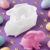 3D Easter Bunny Mold Cute Rabbit Candle Mold Silicone Epoxy Resin Soap Wax Crafts Plaster Cement Moulds Home Decor