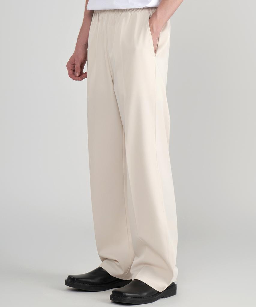 UNTAPPED STUDIO Semi-Wide Elastic Waist Slacks 3 Colors