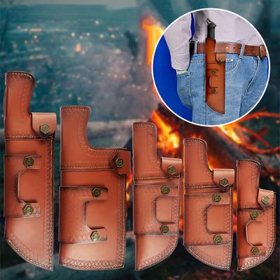 Universal Knife Holster Chef Knife Sheath Slicing Knife Protective Cover PU Leather Outdoor Knife Blade Guard Protect Case