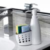 Refillable Detergent Storage Box Anti-slip Sponge Holder Convenient Liquid Dispenser  Shower Room