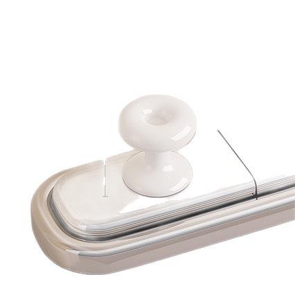 Donut Shape Toilet Push Button Cover Long Nail Friendly Flush Handle Extender Non Contact Bathroom Hygiene Accessories
