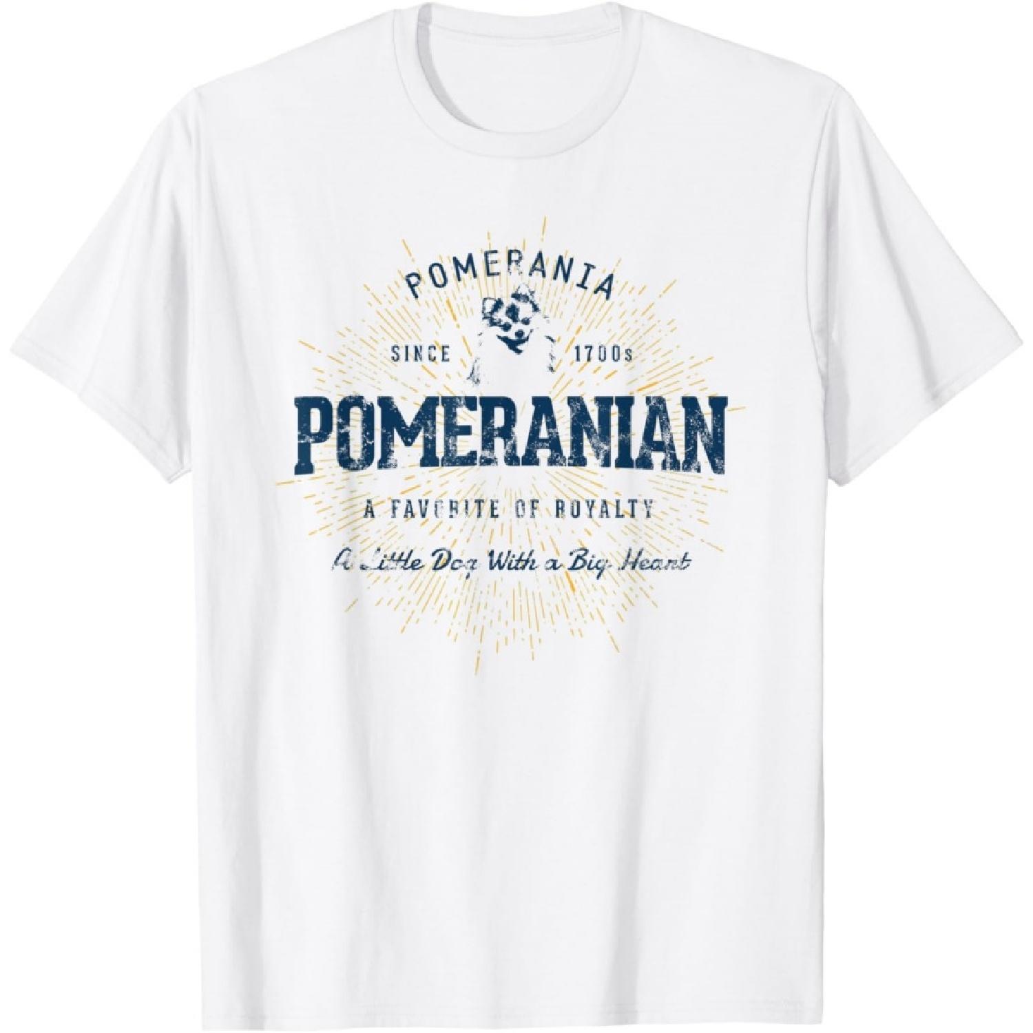 Retro Vintage Pomeranian T-Shirt XXXXXL белый