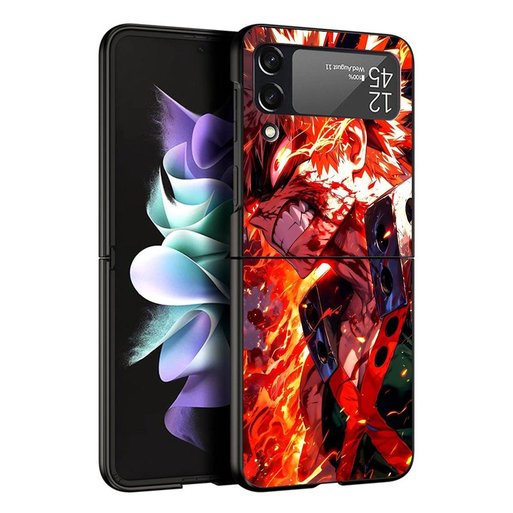 

Bakugou Katsuki MHA My Hero Black Phone Case For Samsung ZFlip7 ZFlip6 ZFlip5 ZFlip4 ZFlip3 5G Hard Protective Galaxy Z Flip 3 4 Samsung Z Flip 5