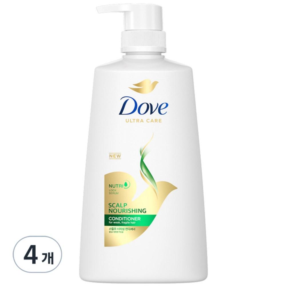 Dove Scalp Nourishing Conditioner, 660ml, 4 packs