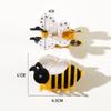 Portable Sweet Design Cartoon Bee Hairpin Cartoon Funny Girls Hair Clip Exquisite Fashion Cute Claw Clip Daily Wear