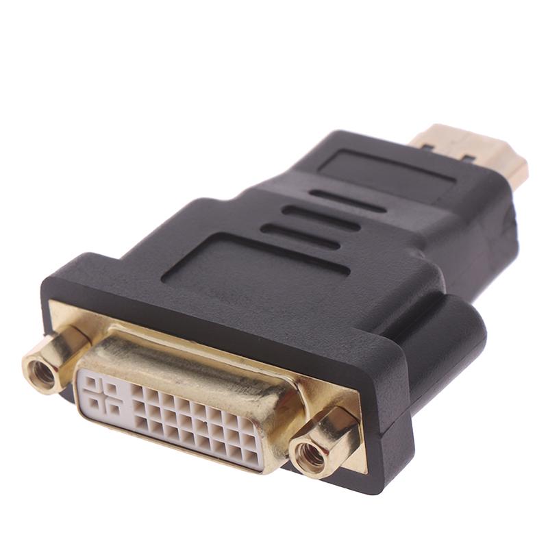 Dvi-D Dual Link(24+5 Pin) Female To Hdmi Male Converter Adapter For Lcd Hdtv