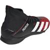 adidas Predator 20.3 TF J Noir Rouge Actif Baskets Enfant Core-Black Cloud-White EF1950