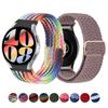 Band For Samsung Galaxy Watch 7 FE 5 Pro 4 6 Classic 44mm 40mm No Gaps Nylon Braided Sport Bracelet Correa Galaxy Watch 7 Strap