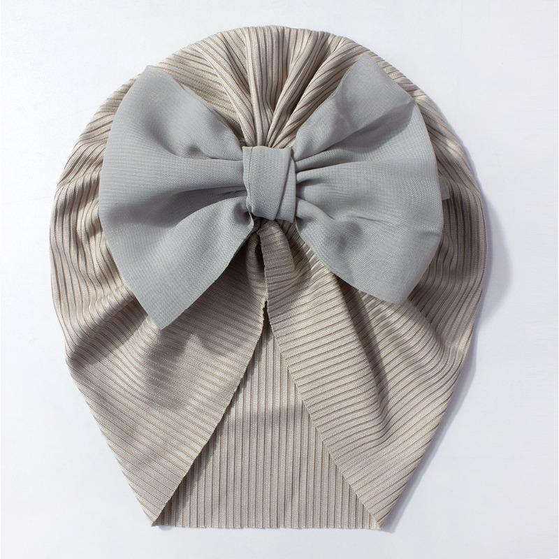 New Children's Hats, Cute Bow Baby Knotted Pullover Hats, Thin Breathable Baby Caps