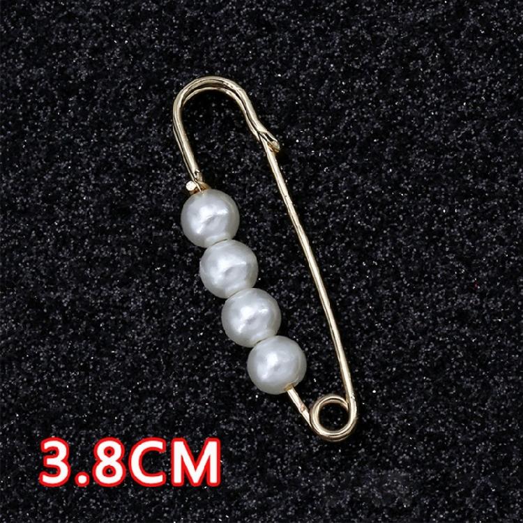 10 Pcs Fashion Pearls Brooch Cardigan Collar Brooch Clip Artificial Pearls Brooch Fashion Sweater Shawl Clip Enduring