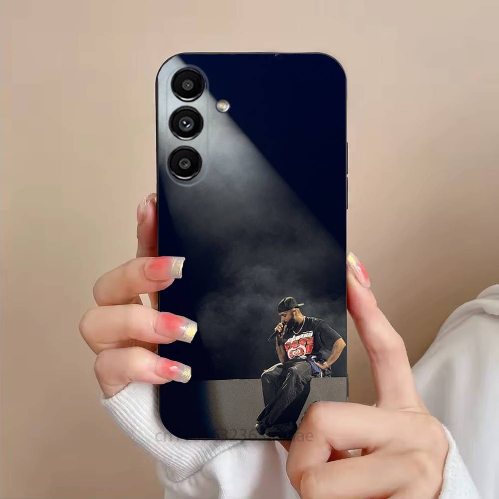 

B-Bryson Tiller Phone Case For Samsung S25,24,21,22,23,S30,Ultra,S20,Plus,Fe,Lite,Note,S10,S9,Black Soft Shell SamsungS225G