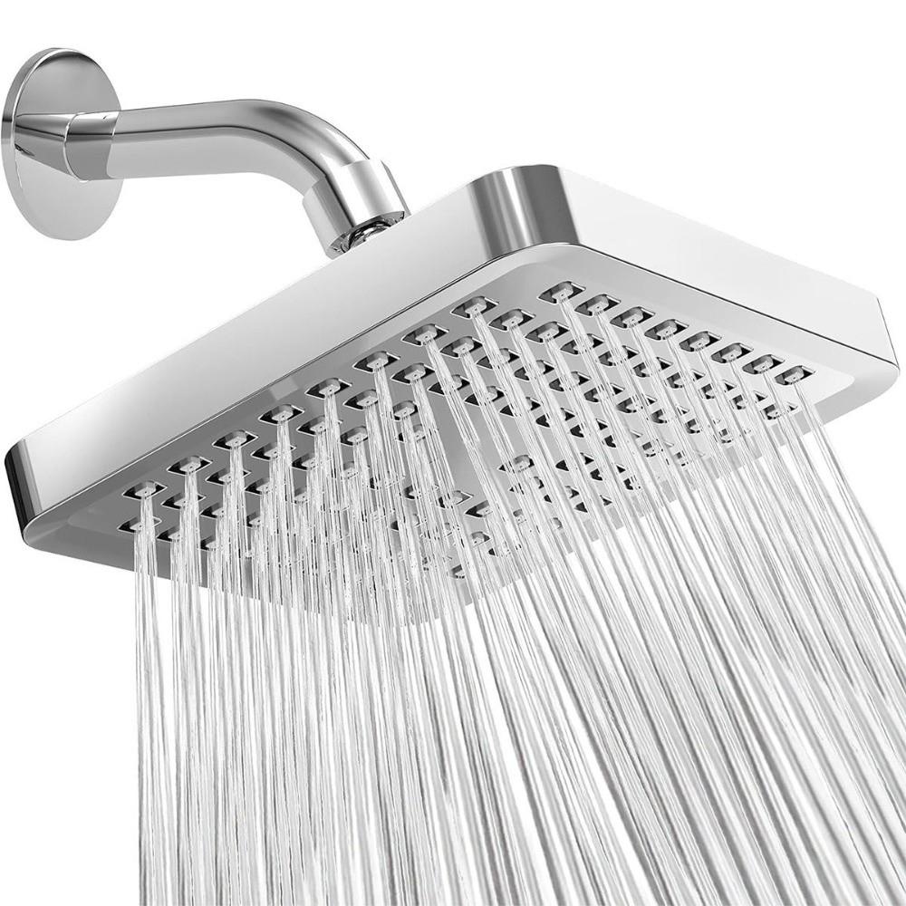 Anti-Clogging Rain Showerhead High Pressure Waterfall Shower Head Rainfall Shower Head  Home Use