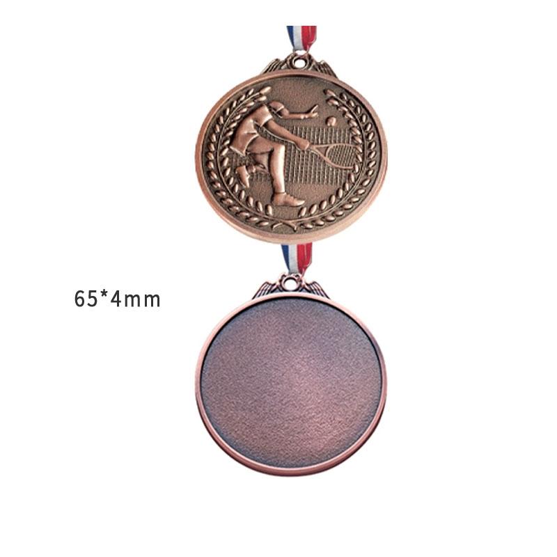 

Customization Metal Tennis Baked Paint Medal Sports Meeting Children s School Souvenirs Award Hanging Around the Neck Decor, 2Pc