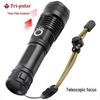 Tri-polar Outdoor Rechargeable Flashlight