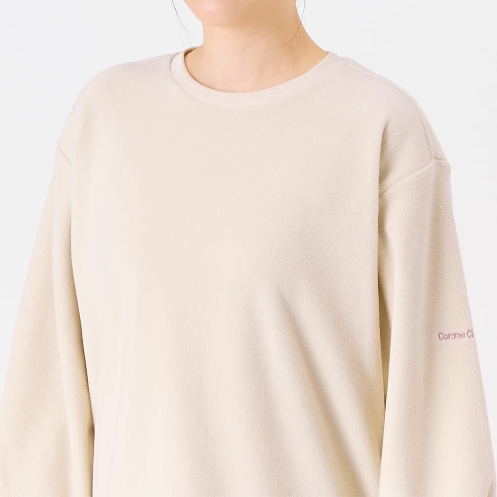 CI Comme CA Long Sleeve Ivory MF6085 M Pants, Fleece, -