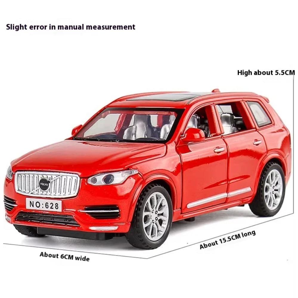 1/32 Volvo XC90 SUV Alloy Diecast Model Auto Accessory Sound & Light Series Children's Toy Kids Gift Birthday Present Collection