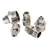 5Pcs Pneumatic Air Fitting PC4 6 8 10 12 14 16mm Thread M5 PT1/8  3/8 1/2 1/4 Quick Lock Connector For Pipe Tube Hose