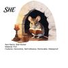 Adhesive Free Window Clings 3D Mouse Hole Wall Decals, Peel And Stick Cute Cartoon Mice Reading Sticker, Decorative Durable Stickers Vinyl for