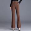 Petite Damenhose mit Micro-Flare und hohem Bund, Stretch - Frühjahr/Herbst 2023