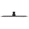 Rain Shower Head Stainless Steel 20x20 Cm Square Black