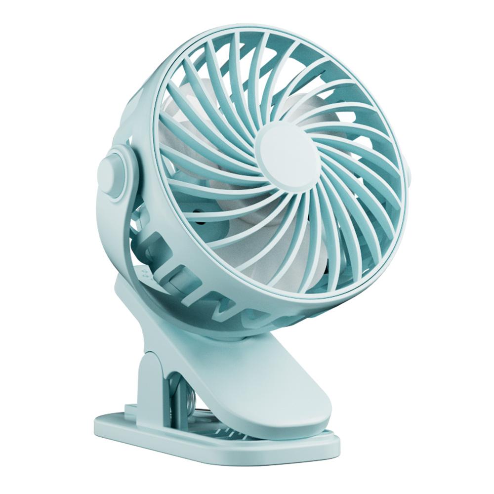 Mini Fan Rechargeable Fan 720° Rotating Hanging Clip Fan with Nightlight Portable Office Bedroom Dormitory Outdoor Fan Gifts