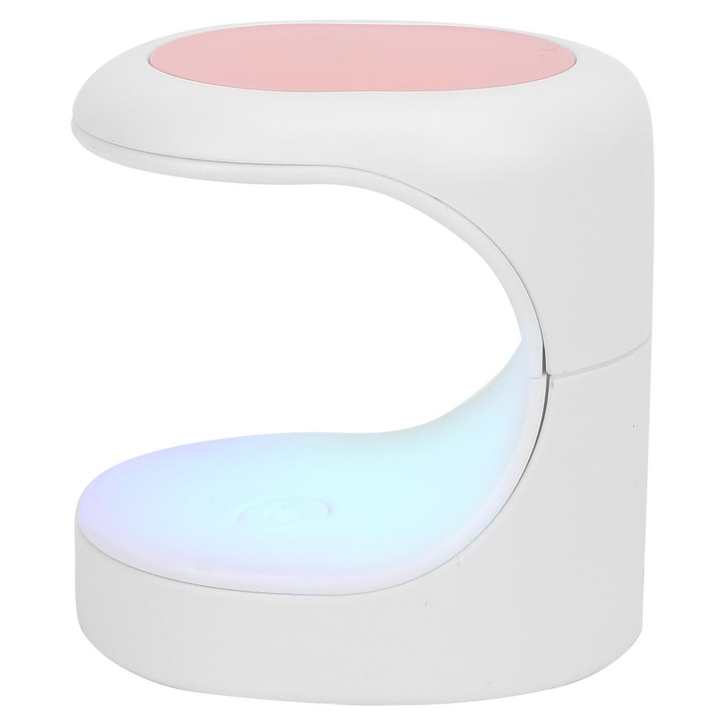 16W Mini Gel Polish Dryer USB Charging LED Dual Light Sources Nail Curing MachinePink