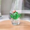 Mini Cactus Ornament Decorative Resin Cactus Car Dashboard Decor for Home Office Computer Desk Lightweight Novelty Gift for All Ages