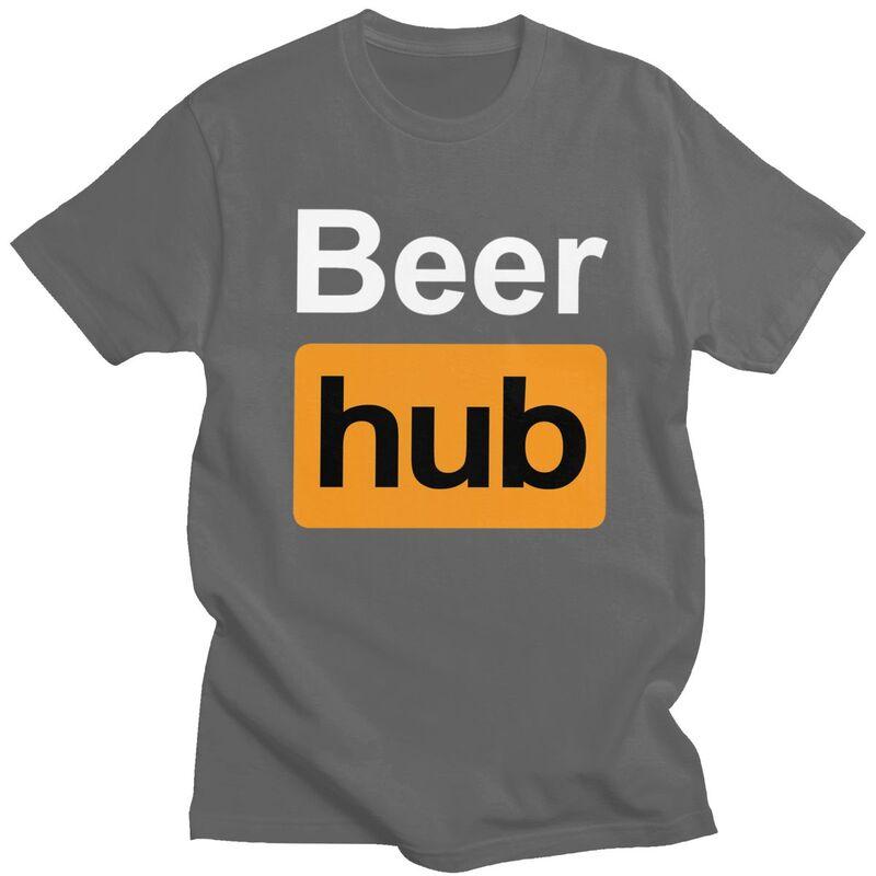 Custom Beer Hub T Shirt for Men Tshirt Casual Tee Beerhub Tshirts Clothing Gift