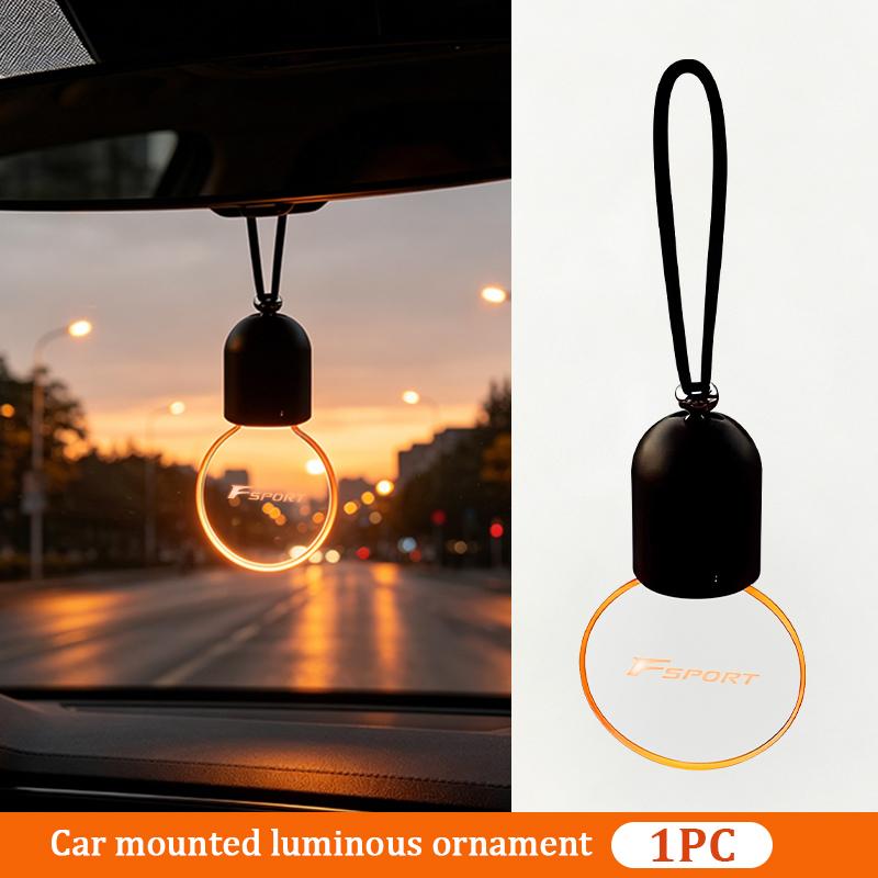 For Lexus Car Rearview Mirror Ornament LED Light Hanging Atmosphere Lamp RX350 IS250 IS200 GS300 LX570 RC350 UX250h ES350 AEP1