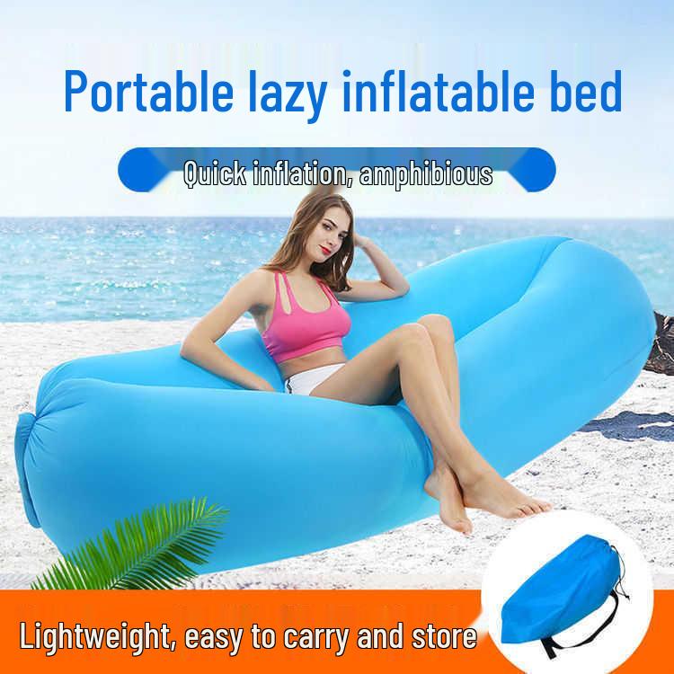 Inflatable Double Seat Recliner: Portable Sofa for Outdoor Camping and Music Festivals