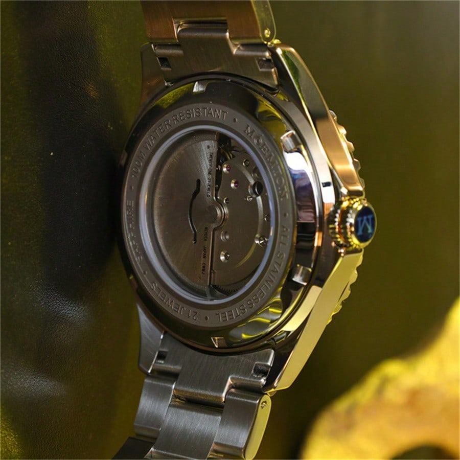 Moemton Men's Automatic Diver Watch Steel 100m M108.BSSA01