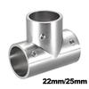 Three Way Tee Connector in 316 Stainless Steel for Durable Marine Installations