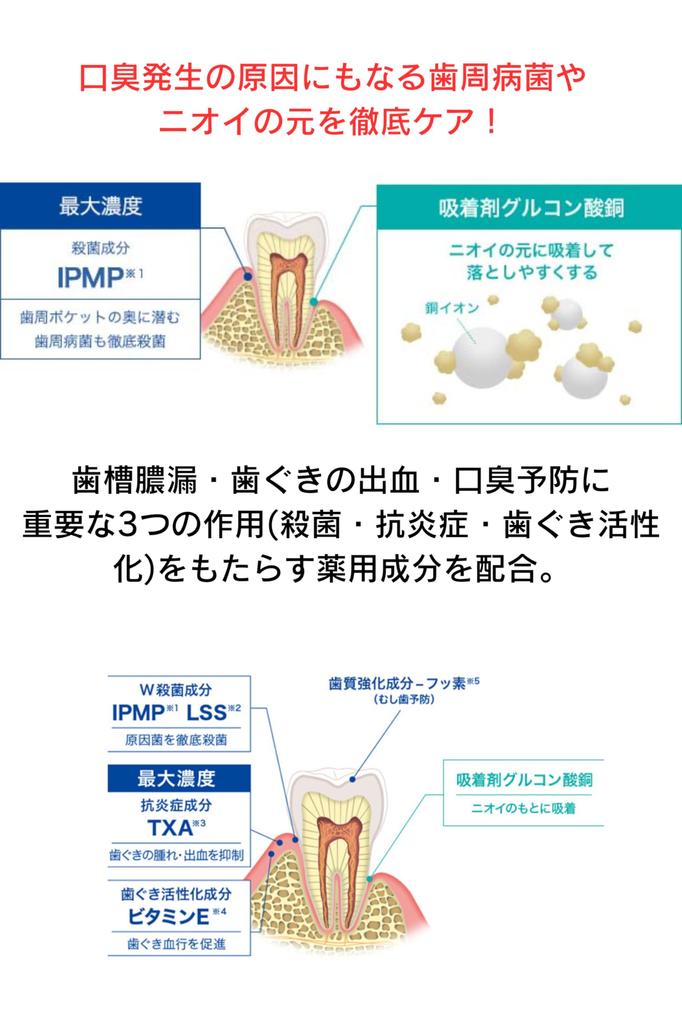 Lion Dent Health Medicinal Toothpaste, Bad Breath Block, 85g, Set of 2, For preventing periodontitis, periodontal disease, gum disease, and tooth