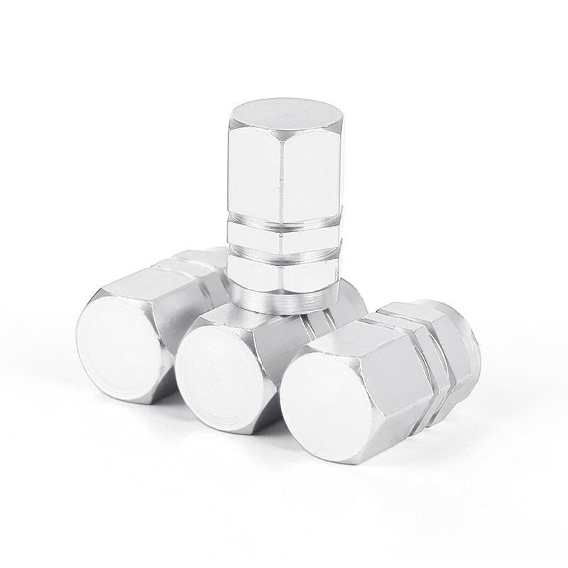 8Pcs/Set Aluminum Alloy Car Wheel Tire Valve Caps Tyre Rim Stem Covers Airdust Waterproof for Automobiles Motorcycles Trucks Bikes
