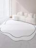 Simple And Irregular Living Room Carpet, Plush Absorbent Sofa Carpet, Large Bedroom Carpet, Home Decoration