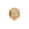NEW DIY Sparkling Gold-Plating Serise Family Star Flower Cake Charm Bead Fit Silver European Bracelet Jewelry Gift