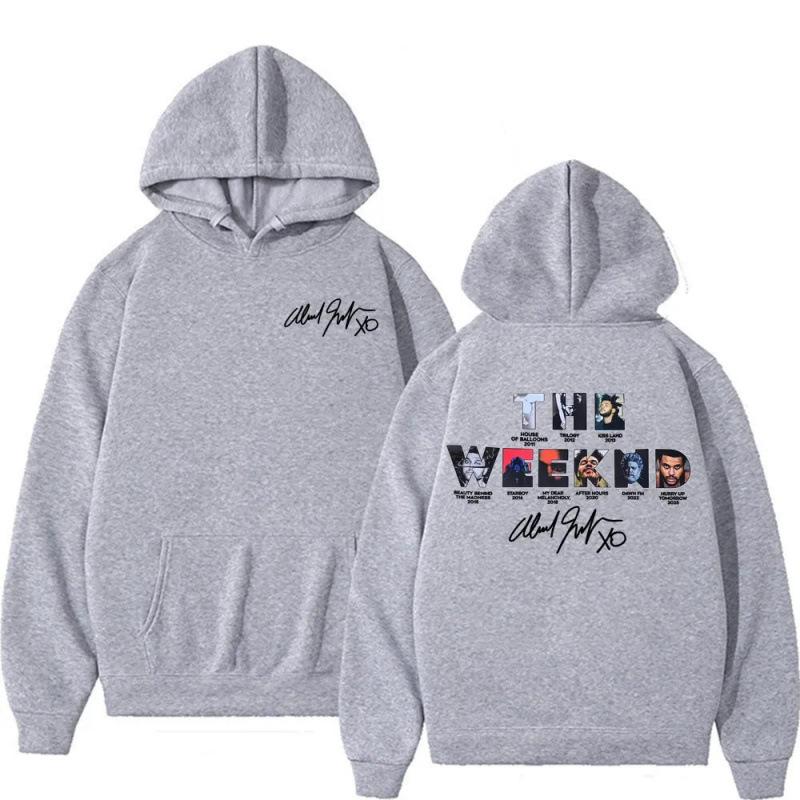 The Weeknd Hoodies Graphic Printed Sweatshirts Casual Long Sleeve Tops for Men Women