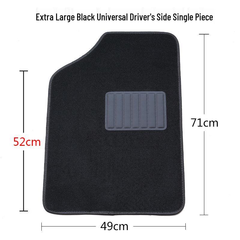 3D Surround Car Floor Mat - Main Driver, Anti-Slip, Suede, Universal Fit